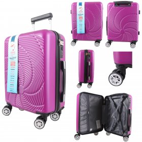 T-HC-US-1833 DARK PURPLE EASYJET TRAVEL CABIN TROLLEY SUITCASE