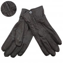LG 010 EXTRA LARGE BLACK LEATHER GLOVES