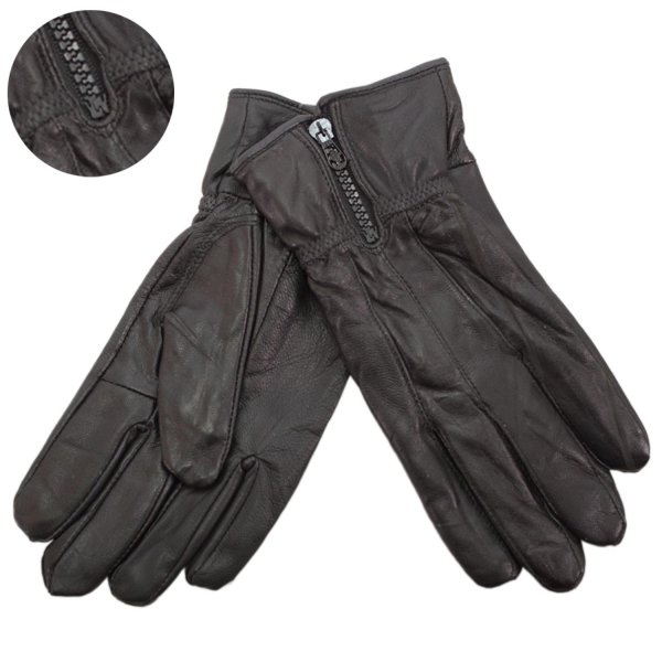 LG 010 EXTRA LARGE BLACK LEATHER GLOVES