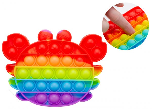 POP IT BUBBLE SENSORY FIDGET TOY - CRAB