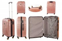 CABIN 5164 PEACH 21.5'' TRAVEL TROLLEY LUGGAGE CABIN SUITCASE