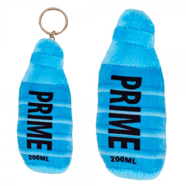 PRIME DRINK BLUE PLUSH 10CM STYLE FASHION SOFT TOY KEYCHAIN