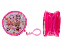 1563-82792 PINK LOL ROUND ZIPPED COIN PURSE