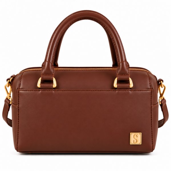 S Bag Brown Leather Bag (New)