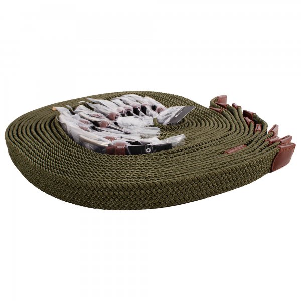 2796 ARMY GREEN MILANO STRETCHY BELT PACK OF 12