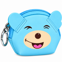 7091 Bear Printed Coin Purse with Straigh Zip (New) 7091 Bear Printed Coin Purse with Straigh Zip (New)