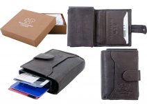 RL 9005 RFID C-SECURE CASE WALLET BROWN