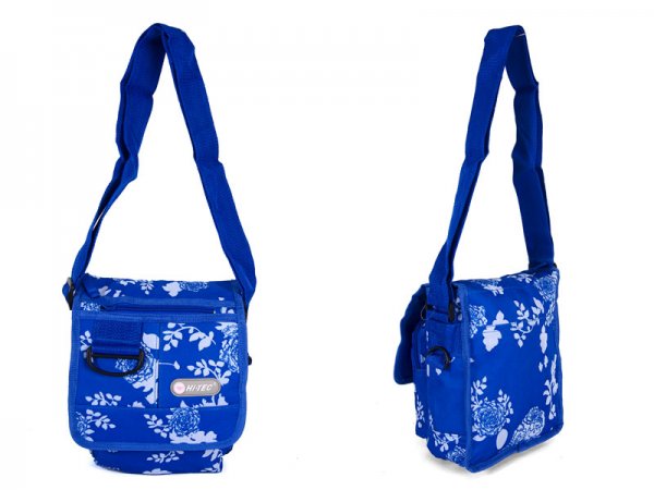 HT-1041 BLUE FLOWER PRINT XSHOLDER BAG