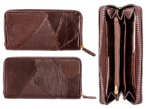 4816 BROWN REAL LEATHER WALLET WITH MULTIPLE CARD SLOT