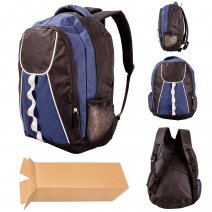 BP-103 NAVY/BLACK SOLID COLOR BOX OF 25 BACKPACK