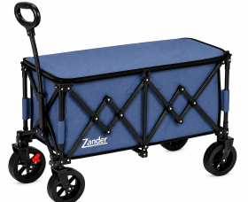 ELD-W101M Navy Foldable Zander Utility Wagon