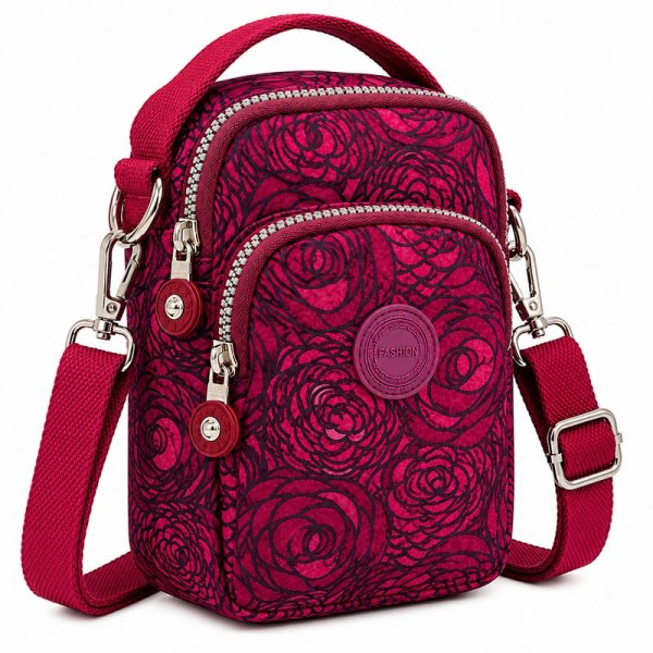 2498 Pink Rose Lorenz Shoulder Bag (New)