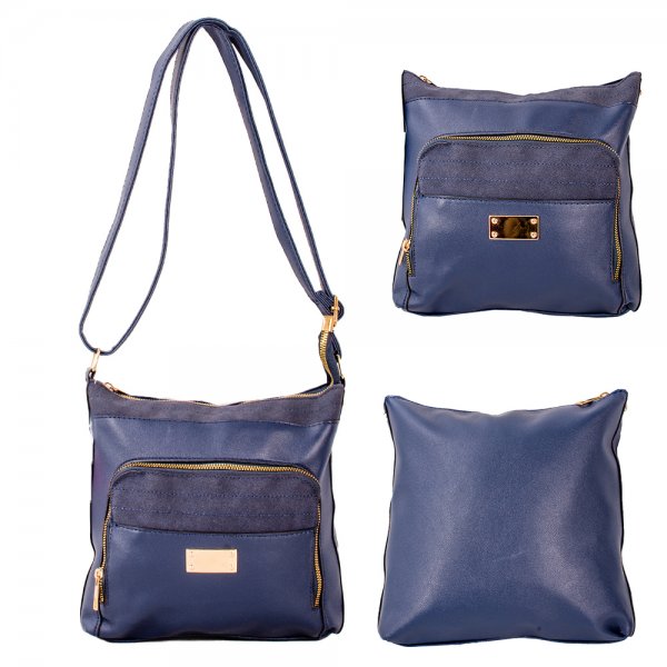 JBFB350 NAVY PU SHOULDER BAG