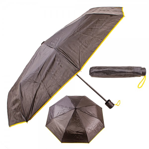 JCBUMB18-CDU BLACK/YELLOW UMBRELLA