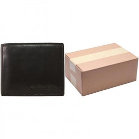 1011 ASSORTED BLACK ITALIAN LEATHER WALLET BOX OF 10