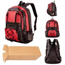 BP-101 BURGUNDY/BLACK SOLID COLOR BOX OF 25 BACKPACK