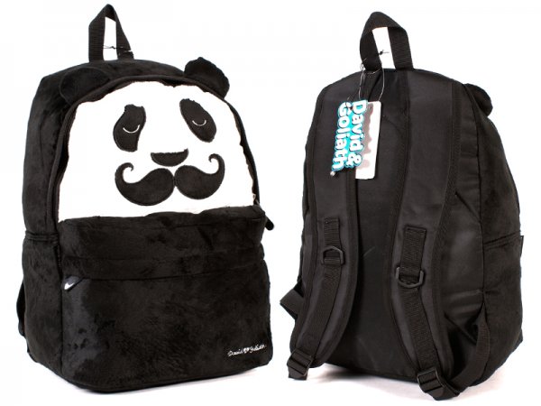 DGPI4530BLK/WHT - A020 - DAVID AND GOLIATH PANDA BACKPACK