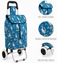 ST-05B Crane Blue 2 Wheel Trolley