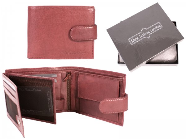 1004 BROWN ITALIAN LEATHER WALLET