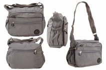 LL-54 GREY POLYESTER SHOULDER BAG