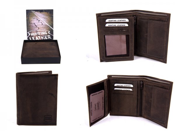 029 HUNTER BROWN LEATHER WITH RFID