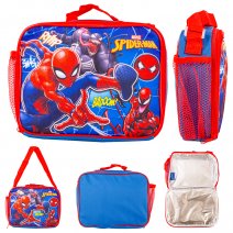 812705 RED/NAVY SPIDERMAN LUNCH BAG