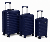 AP-2301 Navy 3-Pieces Hard Shell Travel Luggage Set AP-2301 Navy 3-Pieces Hard Shell Travel Luggage Set