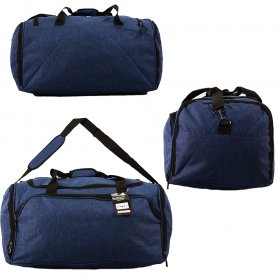 TB-214 NAVY SHOULDER TRAVEL BAG