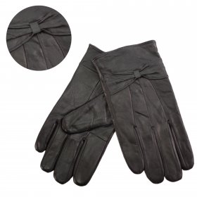 8911 BLACK LEATHER GLOVES LARGE