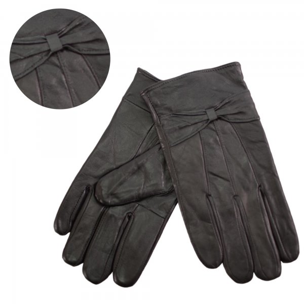 8911 BLACK LEATHER GLOVES LARGE