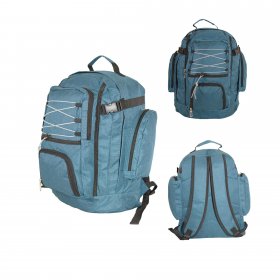 BP-119 PEACOCK BLUE TRAVEL BACKPACK
