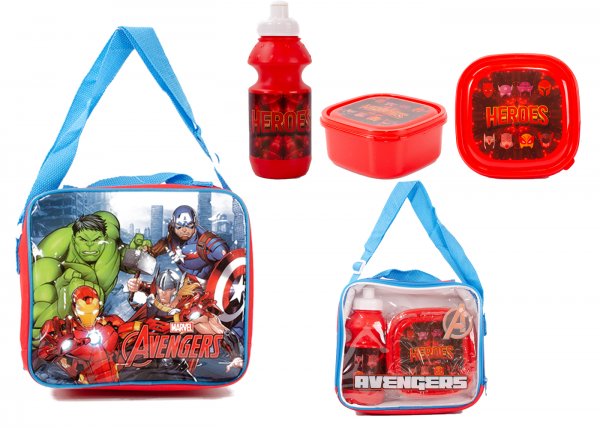 4160-21121 3PCS LUNCH SET AVENGERS