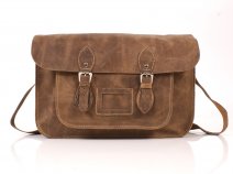 RL15 BROWN HUNTER MAGNET SATCHEL