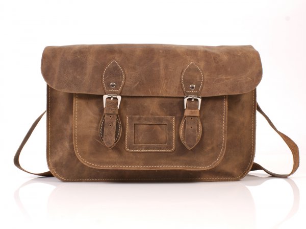 RL15 BROWN HUNTER MAGNET SATCHEL