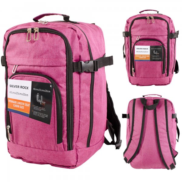 BP118 DARK PINK RYANAIR UNDERSEAT BACKPACK