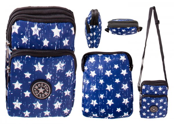 LL-167 NAVY STAR SMALL UNISEX POLYESTER SHOULDER BAG