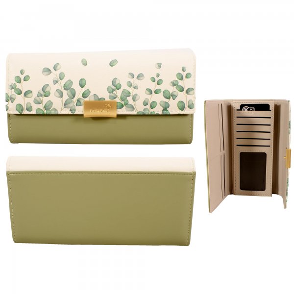7282 LIGHT SAGE LORENZ PREMIUM PURSE