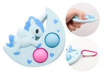 GM-1191 UNICORN POP IT FIDGET TOY L BLUE