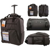 TR-E-002 GREY EASYJET UNDERSEAT CABIN SIZE 2-WHEELED BACKPACK