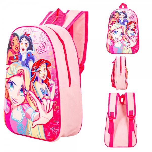 25646 PINK EVA 3D 31CM PRINCESS BACKPACK