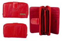 4615 LORENZ RED LEATHER PURSE