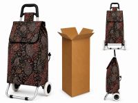 B-ST-05 Flower Multi-Color 2 Wheeler Shopping Trolley Box Of 10 B-ST-05 Flower Multi-Color 2 Wheeler Shopping Trolley Box Of 10