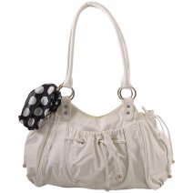 781501 020 WHITE FAUX LEATHER BAG ONE SIZE