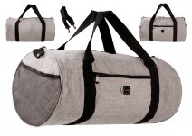 2634 GREY HOLDALL BAG