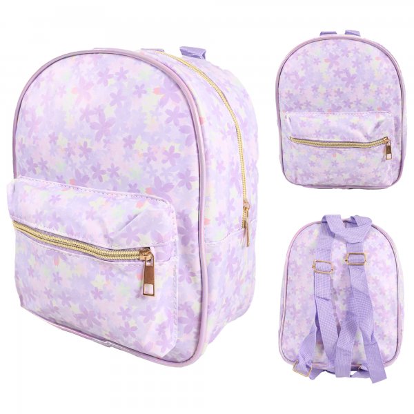 2672 LILAC FLOWERS FLOWER KIDS BACKPACK