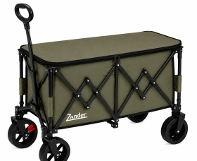 ELD-W701 Olive Foldable Zander Utility Wagon