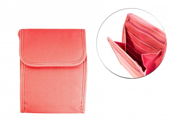 JBTW01 TRAVEL DOCUMENT ORGANISER - RED