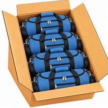 TB-TR-65 Box Of 10 Navy Holdall Travelling Bags