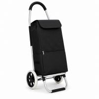6954 Black 2-Wheel Foldable Shopping Trolley Cart 6954 Black 2-Wheel Foldable Shopping Trolley Cart