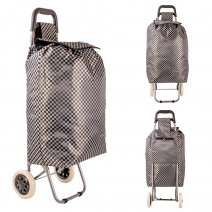 ST85C GREY BOX 2-WHEEL SHOPPING TROLLEY